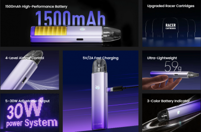 Smoant Flex 1500mAh (Matt Black)