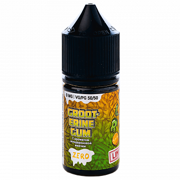 Жидкость для ЭСДН Slurm Zero "Groot-Erine Gum / Мандариновая жвачка" 27мл 0мг.